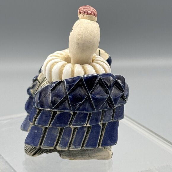 Vtg Artesania Rinconada Condor Bird Buzzard Vulture Figurine Galze Accents 3" - Picture 2 of 8